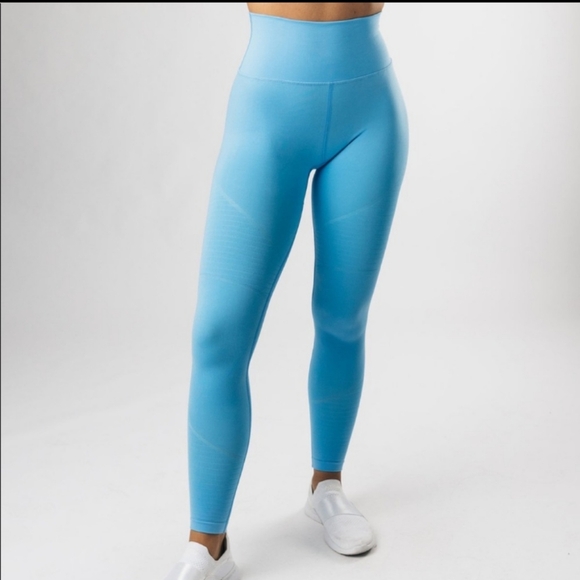 Alphalete OG Revival Legging, Light Blue, High Wasted, XXS - Picture 12 of 14